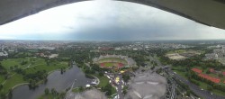 Archiv Foto Webcam München: Panorama Olympiastadion und Olympiapark 07:00