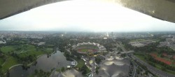 Archiv Foto Webcam München: Panorama Olympiastadion und Olympiapark 17:00