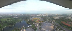 Archiv Foto Webcam München: Panorama Olympiastadion und Olympiapark 06:00