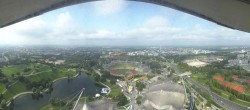 Archiv Foto Webcam München: Panorama Olympiastadion und Olympiapark 09:00