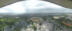 Archiv Foto Webcam München: Panorama Olympiastadion und Olympiapark 13:00