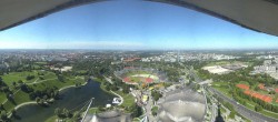 Archiv Foto Webcam München: Panorama Olympiastadion und Olympiapark 09:00
