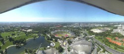 Archiv Foto Webcam München: Panorama Olympiastadion und Olympiapark 11:00