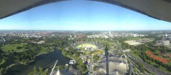 Archiv Foto Webcam München: Panorama Olympiastadion und Olympiapark 07:00