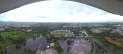 Archiv Foto Webcam München: Panorama Olympiastadion und Olympiapark 07:00