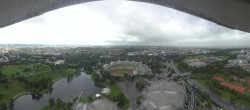 Archiv Foto Webcam München: Panorama Olympiastadion und Olympiapark 08:00