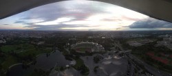 Archiv Foto Webcam München: Panorama Olympiastadion und Olympiapark 19:00
