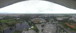 Archiv Foto Webcam München: Panorama Olympiastadion und Olympiapark 07:00