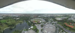 Archiv Foto Webcam München: Panorama Olympiastadion und Olympiapark 08:00