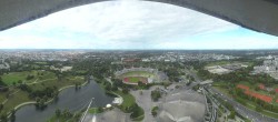 Archiv Foto Webcam München: Panorama Olympiastadion und Olympiapark 09:00