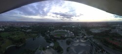 Archiv Foto Webcam München: Panorama Olympiastadion und Olympiapark 19:00