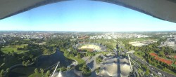 Archiv Foto Webcam München: Panorama Olympiastadion und Olympiapark 07:00