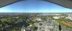Archiv Foto Webcam München: Panorama Olympiastadion und Olympiapark 09:00