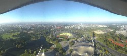 Archiv Foto Webcam München: Panorama Olympiastadion und Olympiapark 08:00