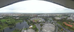 Archiv Foto Webcam München: Panorama Olympiastadion und Olympiapark 08:00