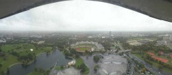 Archiv Foto Webcam München: Panorama Olympiastadion und Olympiapark 13:00