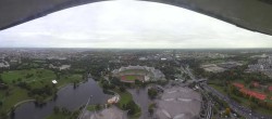 Archiv Foto Webcam München: Panorama Olympiastadion und Olympiapark 15:00