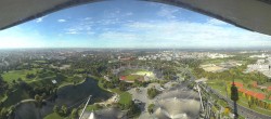 Archiv Foto Webcam München: Panorama Olympiastadion und Olympiapark 04:00