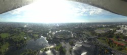 Archiv Foto Webcam München: Panorama Olympiastadion und Olympiapark 10:00