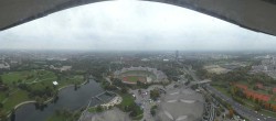 Archiv Foto Webcam München: Panorama Olympiastadion und Olympiapark 15:00
