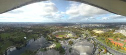 Archiv Foto Webcam München: Panorama Olympiastadion und Olympiapark 12:00