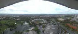 Archiv Foto Webcam München: Panorama Olympiastadion und Olympiapark 13:00