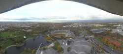 Archiv Foto Webcam München: Panorama Olympiastadion und Olympiapark 07:00