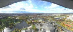 Archiv Foto Webcam München: Panorama Olympiastadion und Olympiapark 11:00