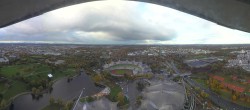 Archiv Foto Webcam München: Panorama Olympiastadion und Olympiapark 07:00