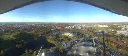 Archiv Foto Webcam München: Panorama Olympiastadion und Olympiapark 07:00