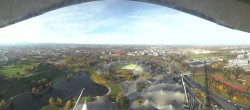 Archiv Foto Webcam München: Panorama Olympiastadion und Olympiapark 07:00