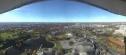 Archiv Foto Webcam München: Panorama Olympiastadion und Olympiapark 09:00