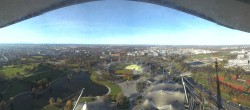 Archiv Foto Webcam München: Panorama Olympiastadion und Olympiapark 08:00