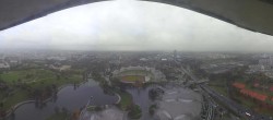 Archiv Foto Webcam München: Panorama Olympiastadion und Olympiapark 08:00