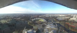 Archiv Foto Webcam München: Panorama Olympiastadion und Olympiapark 08:00