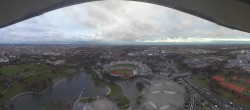 Archiv Foto Webcam München: Panorama Olympiastadion und Olympiapark 06:00
