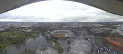 Archiv Foto Webcam München: Panorama Olympiastadion und Olympiapark 08:00