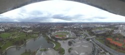 Archiv Foto Webcam München: Panorama Olympiastadion und Olympiapark 07:00