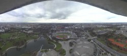 Archiv Foto Webcam München: Panorama Olympiastadion und Olympiapark 09:00