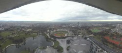 Archiv Foto Webcam München: Panorama Olympiastadion und Olympiapark 13:00