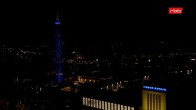 Archiv Foto Webcam Berlin: Theodor-Heuss-Platz am Funkhaus 23:00