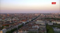 Archiv Foto Webcam Berlin: Theodor-Heuss-Platz am Funkhaus 19:00