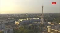 Archiv Foto Webcam Berlin: Theodor-Heuss-Platz am Funkhaus 05:00