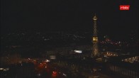 Archiv Foto Webcam Berlin: Theodor-Heuss-Platz am Funkhaus 23:00