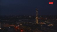 Archiv Foto Webcam Berlin: Theodor-Heuss-Platz am Funkhaus 03:00