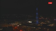 Archiv Foto Webcam Berlin: Theodor-Heuss-Platz am Funkhaus 23:00