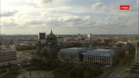 Archived image Webcam View from Rotes Rathaus, Berlin 09:00