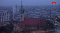 Archived image Webcam View from Rotes Rathaus, Berlin 05:00