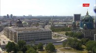 Archiv Foto Webcam Berlin: Rotes Rathaus und Berliner Dom 13:00
