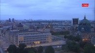 Archived image Webcam View from Rotes Rathaus, Berlin 03:00